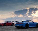 2022 Porsche 911 GT3 (Color: Guards Red) and Porsche 911 GT3 (Color: Shark Blue) Wallpapers 150x120