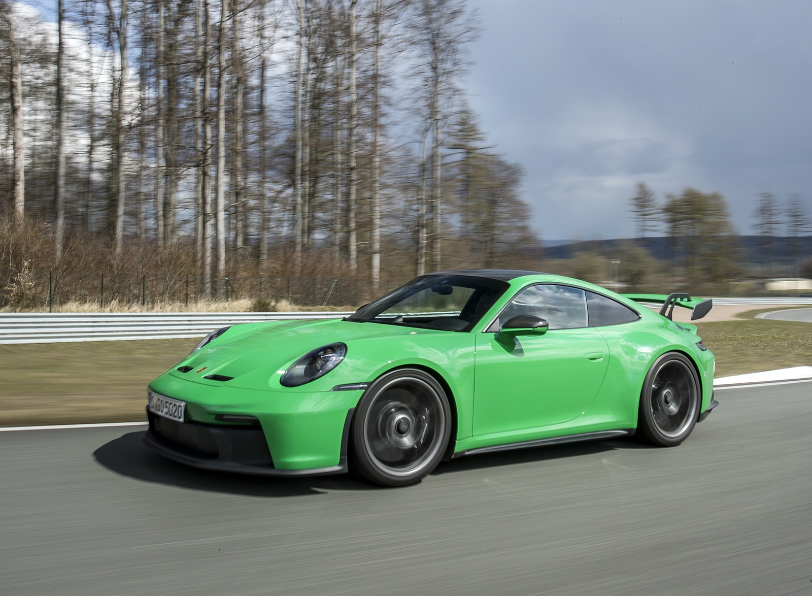 2022 Porsche 911 GT3 (Color: Python Green) Front Three-Quarter Wallpapers #168 of 247