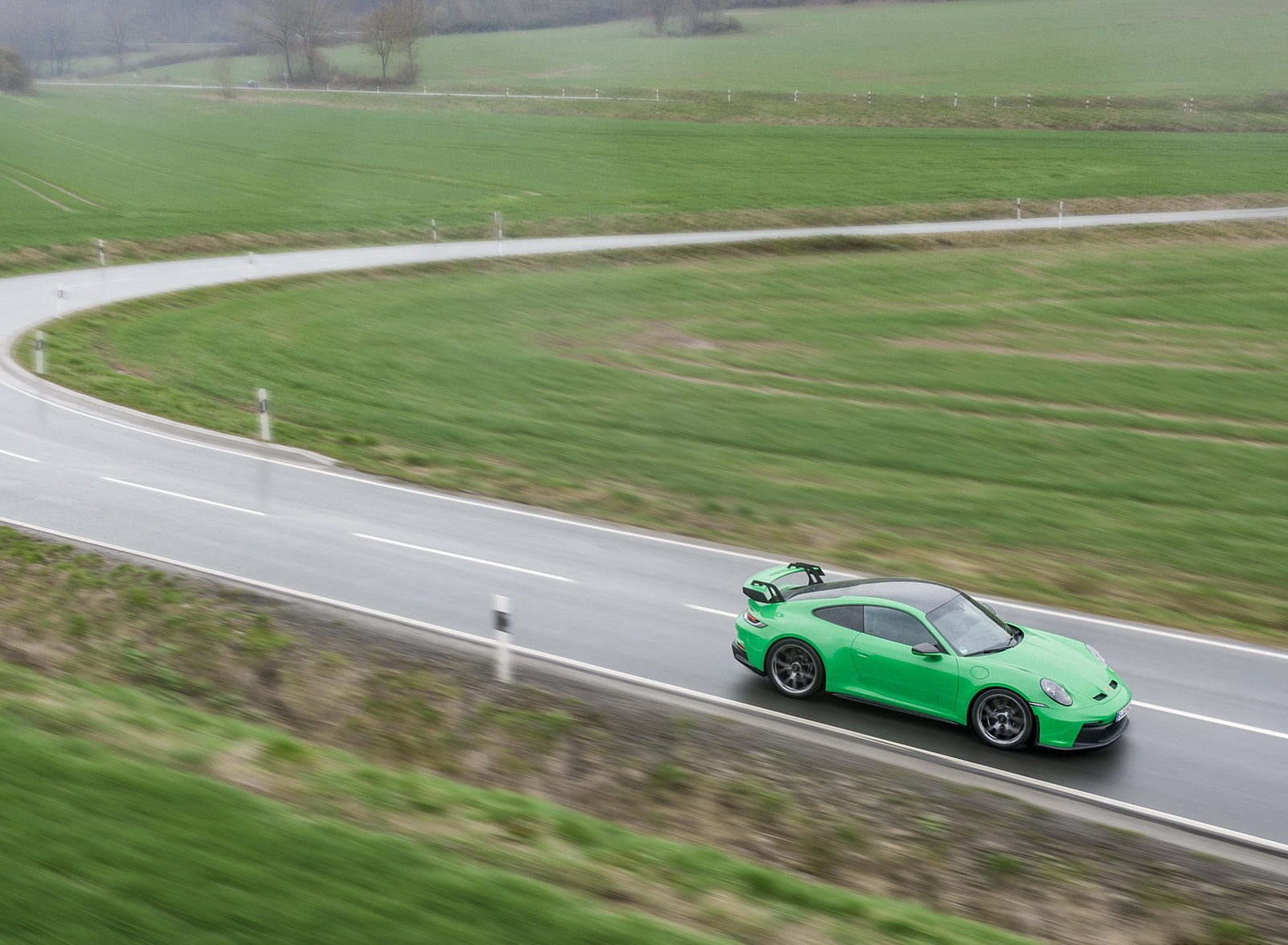 2022 Porsche 911 GT3 (Color: Python Green) Front Three-Quarter Wallpapers #159 of 247