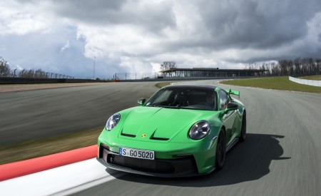 2022 Porsche 911 GT3 (Color: Python Green) Front Wallpapers 450x275 (160)