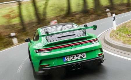2022 Porsche 911 GT3 (Color: Python Green) Rear Wallpapers 450x275 (163)