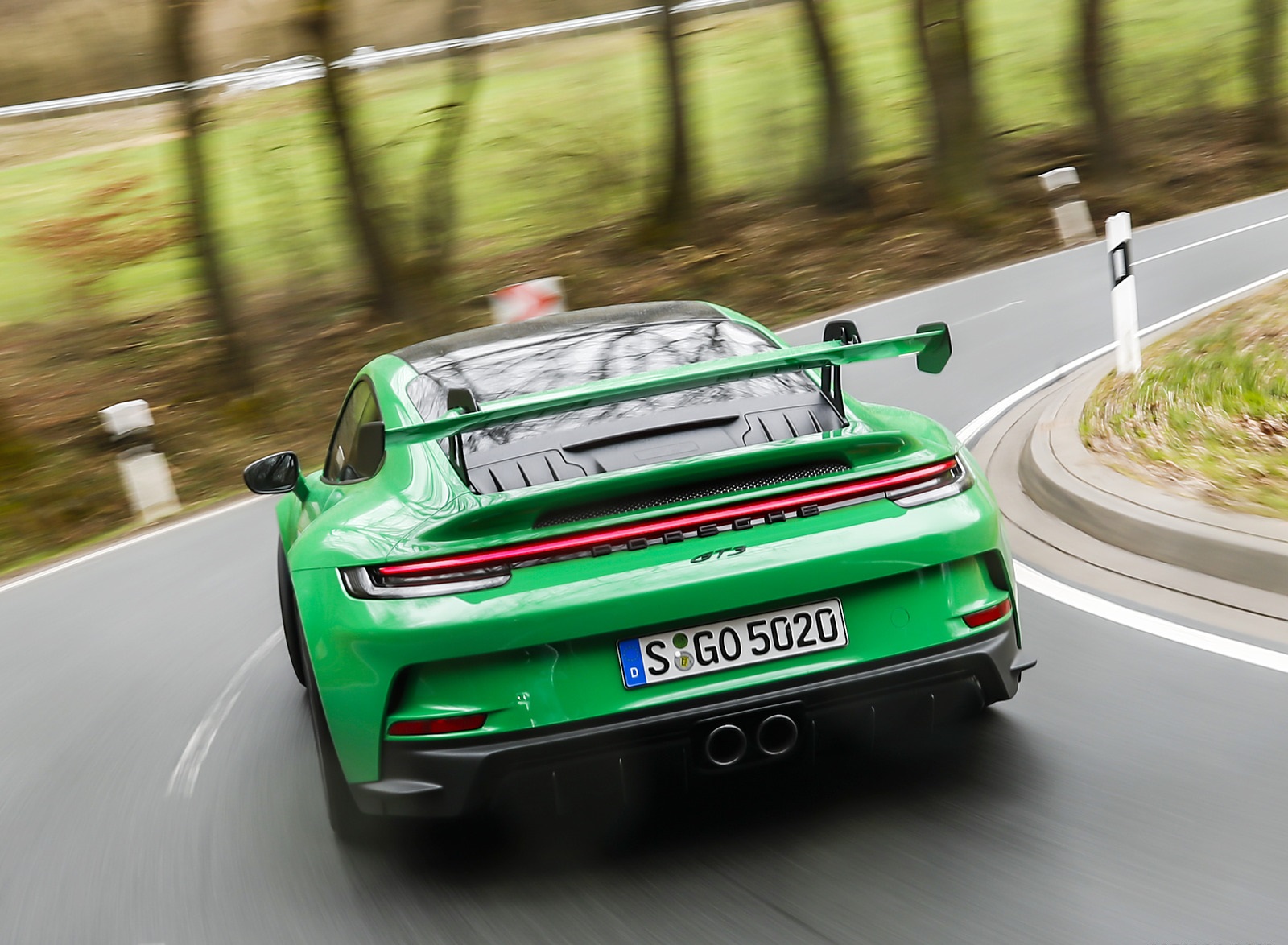2022 Porsche 911 GT3 (Color: Python Green) Rear Wallpapers #163 of 247