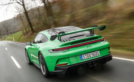 2022 Porsche 911 GT3 (Color: Python Green) Rear Wallpapers 450x275 (164)