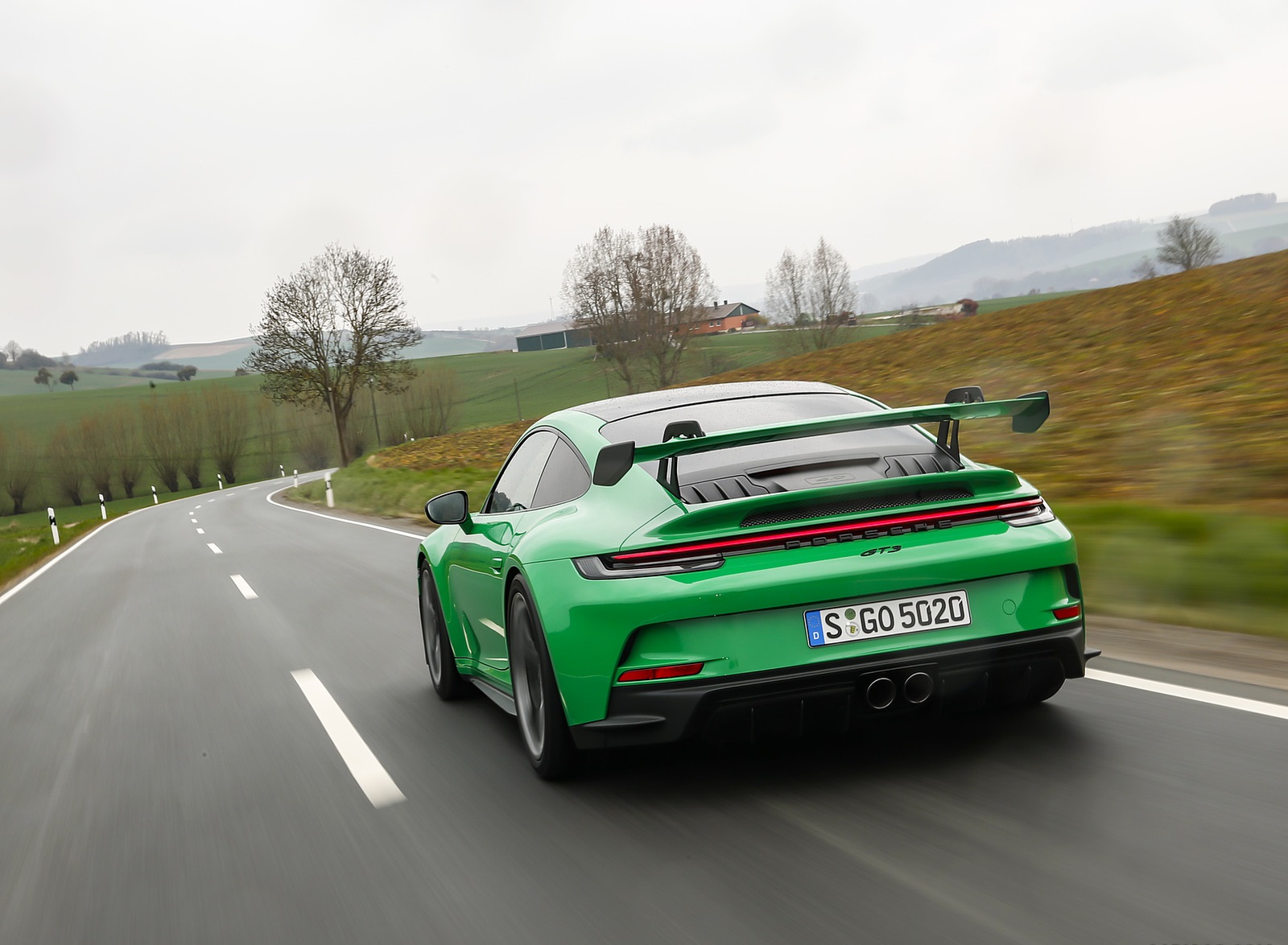 2022 Porsche 911 GT3 (Color: Python Green) Rear Wallpapers #165 of 247