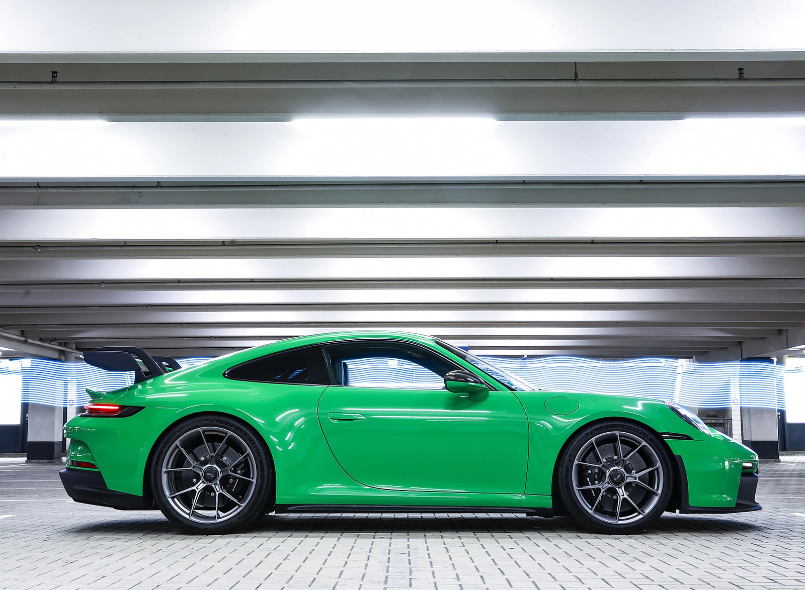 2022 Porsche 911 GT3 (Color: Python Green) Side Wallpapers  #179 of 247