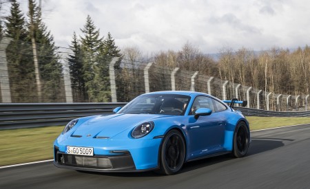 2022 Porsche 911 GT3 (Color: Shark Blue) Front Three-Quarter Wallpapers 450x275 (117)
