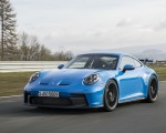 2022 Porsche 911 GT3 (Color: Shark Blue) Front Three-Quarter Wallpapers  150x120