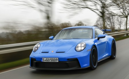 2022 Porsche 911 GT3 (Color: Shark Blue) Front Three-Quarter Wallpapers 450x275 (92)