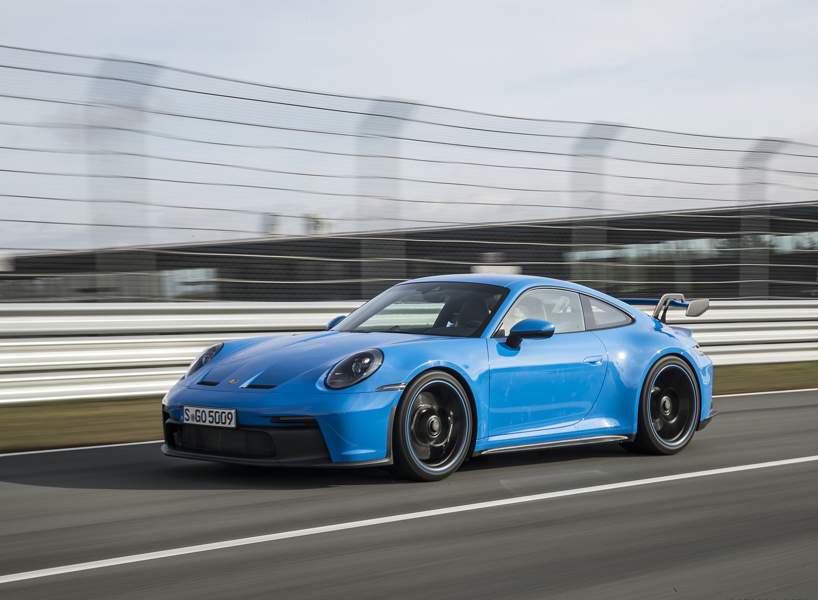 2022 Porsche 911 GT3 (Color: Shark Blue) Front Three-Quarter Wallpapers #121 of 247