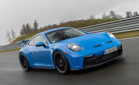2022 Porsche 911 GT3 (Color: Shark Blue) Front Three-Quarter Wallpapers 450x275 (109)