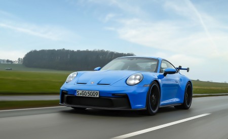 2022 Porsche 911 GT3 (Color: Shark Blue) Front Three-Quarter Wallpapers 450x275 (93)