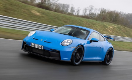 2022 Porsche 911 GT3 (Color: Shark Blue) Front Three-Quarter Wallpapers 450x275 (110)