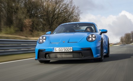 2022 Porsche 911 GT3 (Color: Shark Blue) Front Wallpapers 450x275 (112)