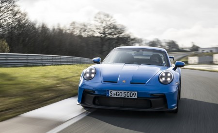 2022 Porsche 911 GT3 (Color: Shark Blue) Front Wallpapers 450x275 (113)