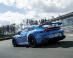 2022 Porsche 911 GT3 (Color: Shark Blue) Rear Three-Quarter Wallpapers 150x120
