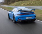 2022 Porsche 911 GT3 (Color: Shark Blue) Rear Three-Quarter Wallpapers  150x120