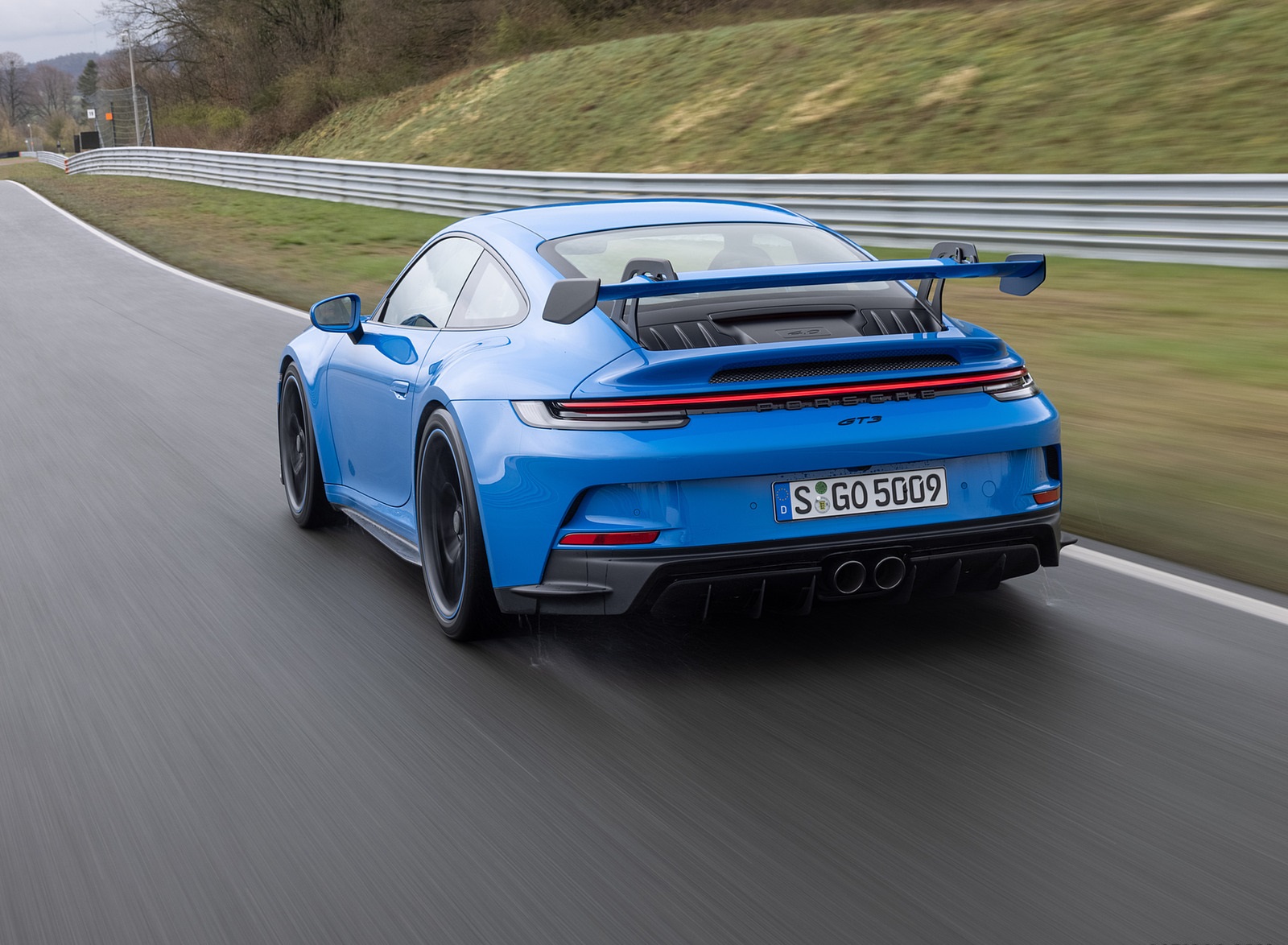 2022 Porsche 911 GT3 (Color: Shark Blue) Rear Three-Quarter Wallpapers  #102 of 247