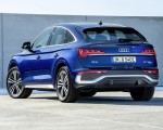 2021 Audi Q5 Sportback TFSI e (Color: Navarra Blue) Rear Three-Quarter Wallpapers 150x120