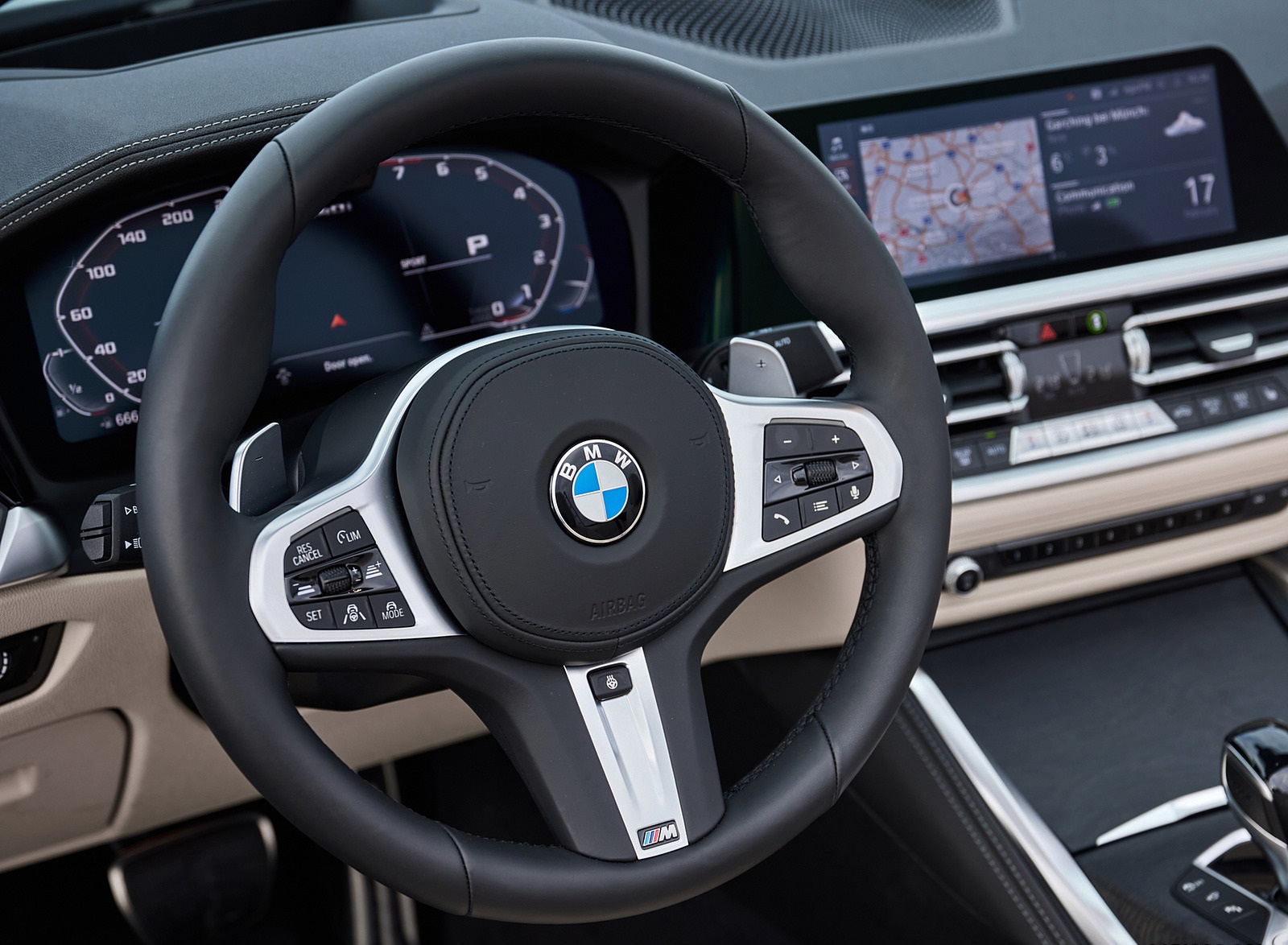 2021 BMW 4 Series Convertible Interior Steering Wheel Wallpapers #136 of 162