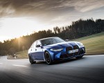 2021 BMW M3 Sedan Competition (Color: Frozen Portimao Blue Metallic) Front Three-Quarter Wallpapers 150x120 (43)