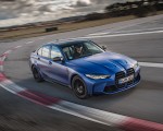 2021 BMW M3 Sedan Competition (Color: Frozen Portimao Blue Metallic) Front Three-Quarter Wallpapers 150x120