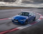 2021 BMW M3 Sedan Competition (Color: Frozen Portimao Blue Metallic) Front Three-Quarter Wallpapers 150x120