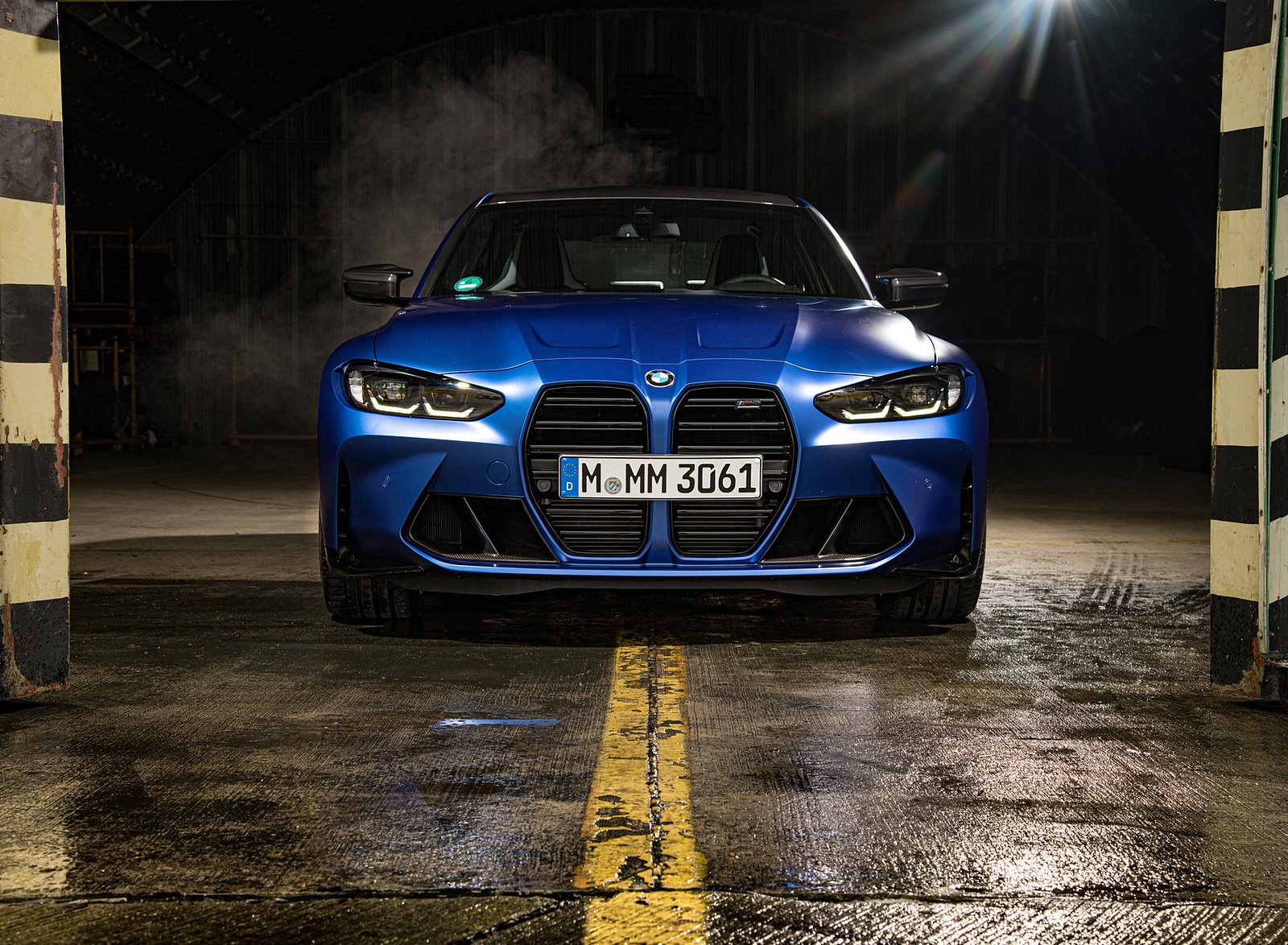 2021 BMW M3 Sedan Competition (Color: Frozen Portimao Blue Metallic) Front Wallpapers #79 of 268