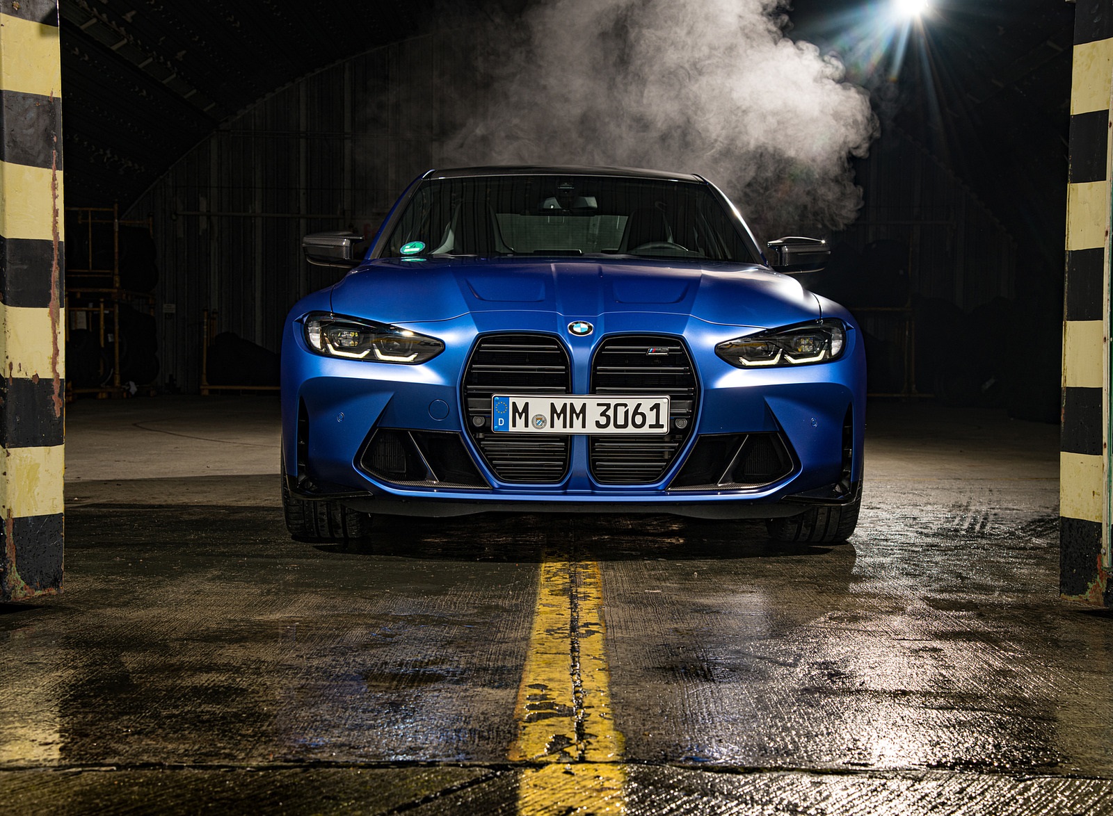 2021 BMW M3 Sedan Competition (Color: Frozen Portimao Blue Metallic) Front Wallpapers #80 of 268