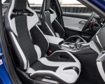 2021 BMW M3 Sedan Competition (Color: Frozen Portimao Blue Metallic) Interior Front Seats Wallpapers 150x120