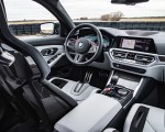 2021 BMW M3 Sedan Competition (Color: Frozen Portimao Blue Metallic) Interior Wallpapers 150x120