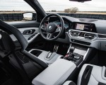 2021 BMW M3 Sedan Competition (Color: Frozen Portimao Blue Metallic) Interior Wallpapers 150x120