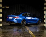 2021 BMW M3 Sedan Competition (Color: Frozen Portimao Blue Metallic) Rear Three-Quarter Wallpapers 150x120 (83)