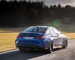 2021 BMW M3 Sedan Competition (Color: Frozen Portimao Blue Metallic) Rear Three-Quarter Wallpapers 150x120 (58)