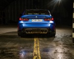 2021 BMW M3 Sedan Competition (Color: Frozen Portimao Blue Metallic) Rear Wallpapers 150x120