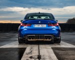 2021 BMW M3 Sedan Competition (Color: Frozen Portimao Blue Metallic) Rear Wallpapers 150x120