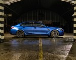 2021 BMW M3 Sedan Competition (Color: Frozen Portimao Blue Metallic) Side Wallpapers 150x120