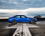 2021 BMW M3 Sedan Competition (Color: Frozen Portimao Blue Metallic) Side Wallpapers 150x120