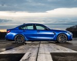 2021 BMW M3 Sedan Competition (Color: Frozen Portimao Blue Metallic) Side Wallpapers 150x120