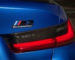 2021 BMW M3 Sedan Competition (Color: Frozen Portimao Blue Metallic) Tail Light Wallpapers 150x120