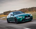 2021 BMW M3 Sedan Competition (Color: Isle of Men Green) Front Three-Quarter Wallpapers 150x120