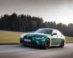 2021 BMW M3 Sedan Competition (Color: Isle of Men Green) Front Three-Quarter Wallpapers 150x120