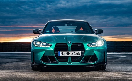 2021 BMW M3 Sedan Competition (Color: Isle of Men Green) Front Wallpapers 450x275 (146)
