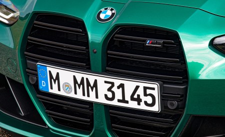 2021 BMW M3 Sedan Competition (Color: Isle of Men Green) Grill Wallpapers 450x275 (151)