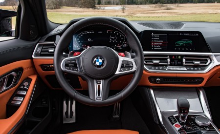 2021 BMW M3 Sedan Competition (Color: Isle of Men Green) Interior Cockpit Wallpapers 450x275 (157)