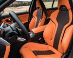 2021 BMW M3 Sedan Competition (Color: Isle of Men Green) Interior Front Seats Wallpapers 150x120