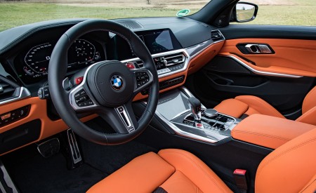 2021 BMW M3 Sedan Competition (Color: Isle of Men Green) Interior Wallpapers  450x275 (161)