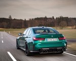 2021 BMW M3 Sedan Competition (Color: Isle of Men Green) Rear Wallpapers 150x120