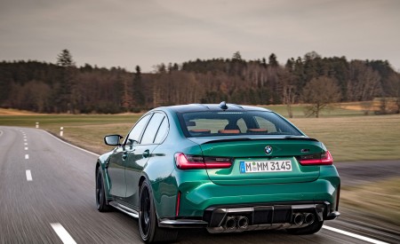 2021 BMW M3 Sedan Competition (Color: Isle of Men Green) Rear Wallpapers 450x275 (133)