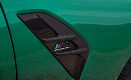 2021 BMW M3 Sedan Competition (Color: Isle of Men Green) Side Vent Wallpapers 450x275 (154)