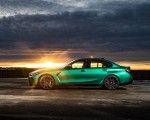 2021 BMW M3 Sedan Competition (Color: Isle of Men Green) Side Wallpapers 150x120